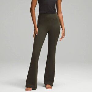 COPY - Lululemon Groove Super-High-Rise Flared Pants Olive Green Size 4
